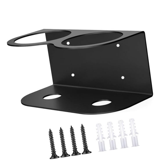 Home Organization Double Hole Sprayer Bottle Holder Quick Install Storage Rack