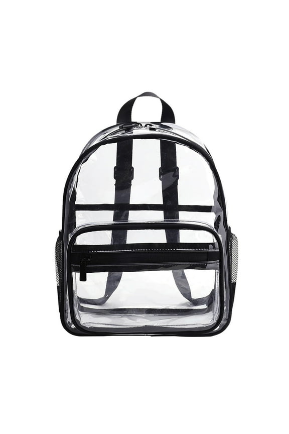 Home Organization - Large Capacity Transparent Backpack, PVC Storage Bag, Student Backpack Storage Trunks & Bag