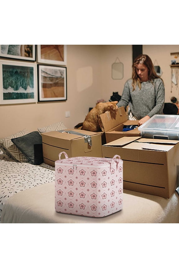 Home Organization - Quilt Storage Bag Large Capacity Household Moving Packing Bag Student Dormitory Clothes Quilt Bag Luggage Storage Box Storage Trunks & Bag