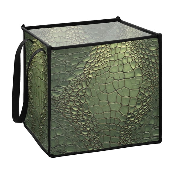 Home Organizer Foldable Fabric Storage Bin With Handle Crocodile