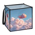 thumbnail image 1 of Home Organizer Foldable Fabric Storage Bin With Handle Flying above The Sky, 1 of 7