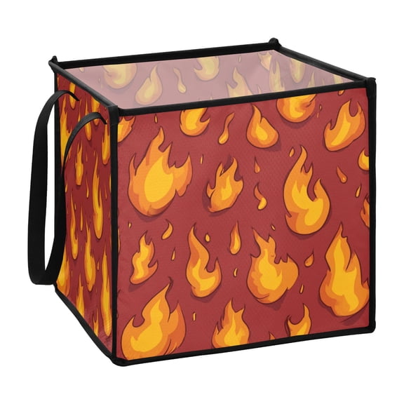 Home Organizer Foldable Fabric Storage Bin With Handle Spark