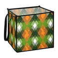 thumbnail image 1 of Home Organizer Foldable Fabric Storage Bin With Handle Traditional Color Matching, 1 of 7