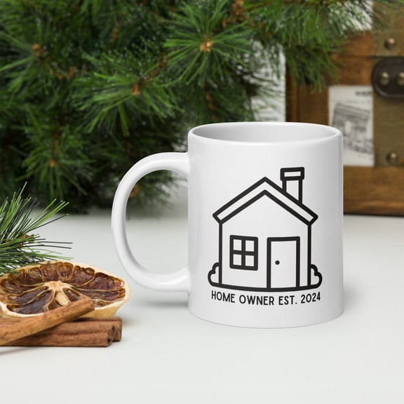 Home Owner Est. 2024 Large Mug, New House Gift, Real Estate Gift, Homeowner Present, Housewarming Gift Mug, Free S1Hipping