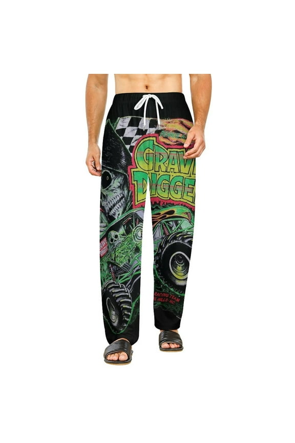 Home Pajamas Monster-Jam Unisex Soft And Comfortable Pajama Pants For Mens Womens Nightgown