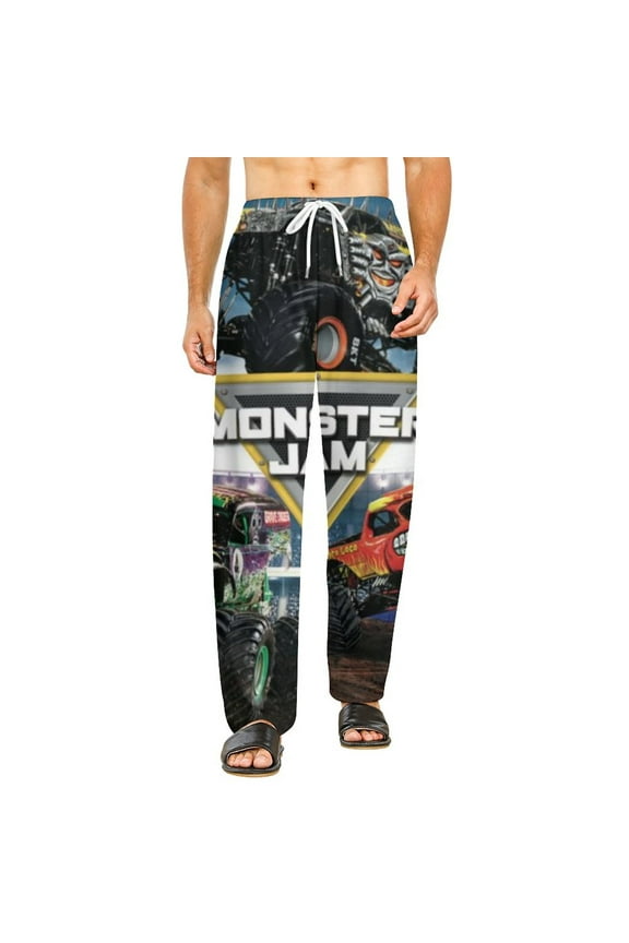 Home Pajamas Monster-Jam Unisex Soft And Comfortable Pajama Pants For Mens Womens Nightgown