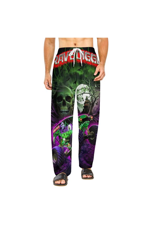 Home Pajamas Monster-Jam Unisex Soft And Comfortable Pajama Pants For Mens Womens Nightgown