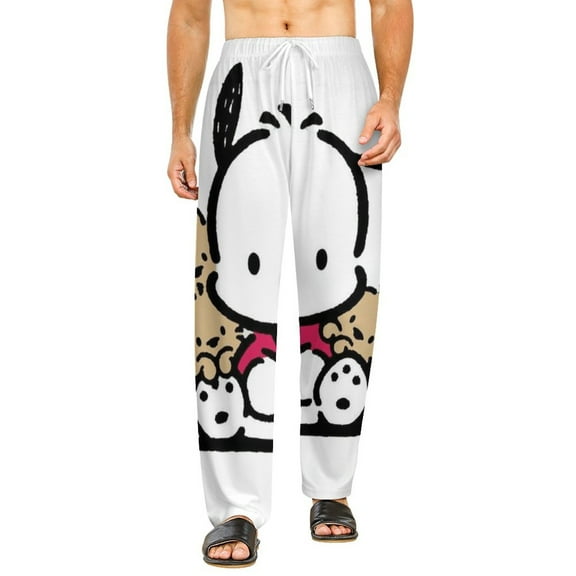 Home Pajamas Pochacco Unisex Soft And Comfortable Pajama Pants For Mens Womens Nightgown