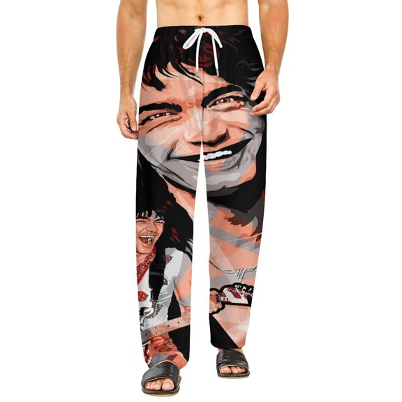 Home Pajamas Van Halen Unisex Soft And Comfortable Pajama Pants For Mens Womens Nightgown