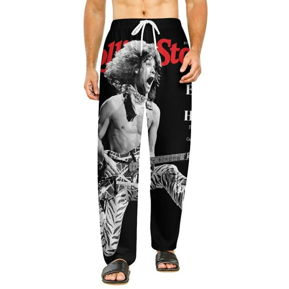 Home Pajamas Van Halen Unisex Soft And Comfortable Pajama Pants For Mens Womens Nightgown