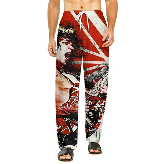 Home Pajamas Van Halen Unisex Soft And Comfortable Pajama Pants For Mens Womens Nightgown