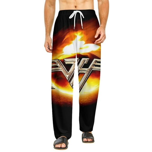 Home Pajamas Van Halen Unisex Soft And Comfortable Pajama Pants For Mens Womens Nightgown