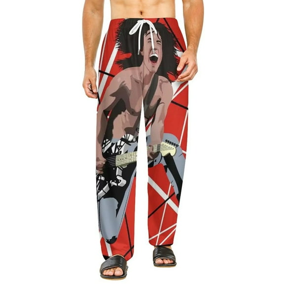 Home Pajamas Van Halen Unisex Soft And Comfortable Pajama Pants For Mens Womens Nightgown
