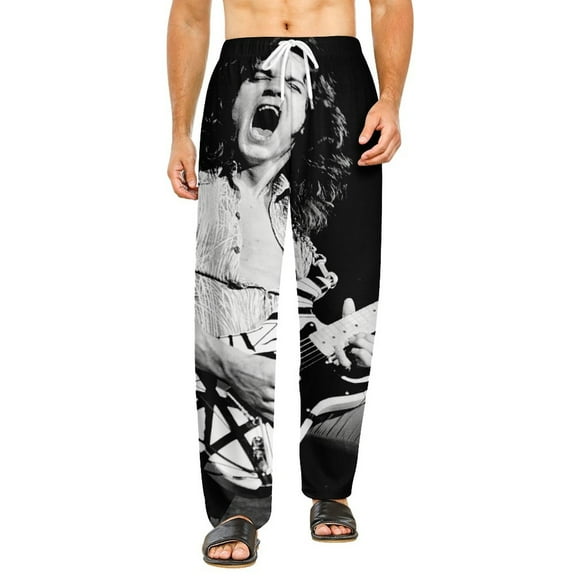 Home Pajamas Van Halen Unisex Soft And Comfortable Pajama Pants For Mens Womens Nightgown