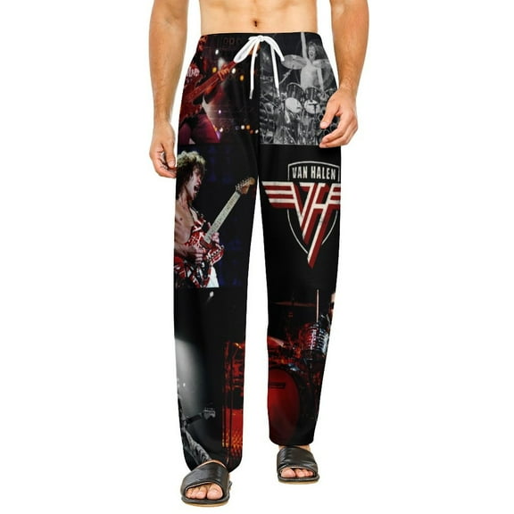 Home Pajamas Van Halen Unisex Soft And Comfortable Pajama Pants For Mens Womens Nightgown