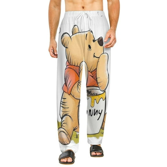 Home Pajamas Winnie The Pooh Unisex Soft And Comfortable Pajama Pants For Mens Womens Nightgown