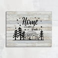thumbnail image 1 of Home Is Where We Park It Camping Canvas Wall Art Prints Artwork Signs Framed for Campsite Porch Wall Decor Home Room RV Trailer Decor, 14X11 inch,Campers Camping Lovers Gifts, 1 of 4