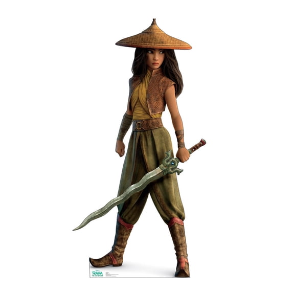 Home Party Decoration Life-Size Raya Last Dragon Cardboard Cutout Standup