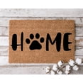 thumbnail image 1 of Home Paw Print | Welcome Mat | Cheerful Gift | Doormat | Housewarming Gift | Grandma and Grandpa Gift Funny Doormat 30x18 Inch, 1 of 4
