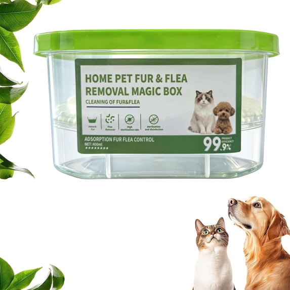 Home Pet Fur & Odor Removal Magic Box Eliminator Box Air Freshener Pet Smell Remover Odor Absorber Dust Collector Portable Deodorizer for Home Bedroom Living Room Long Lasting Pet Odor Solution