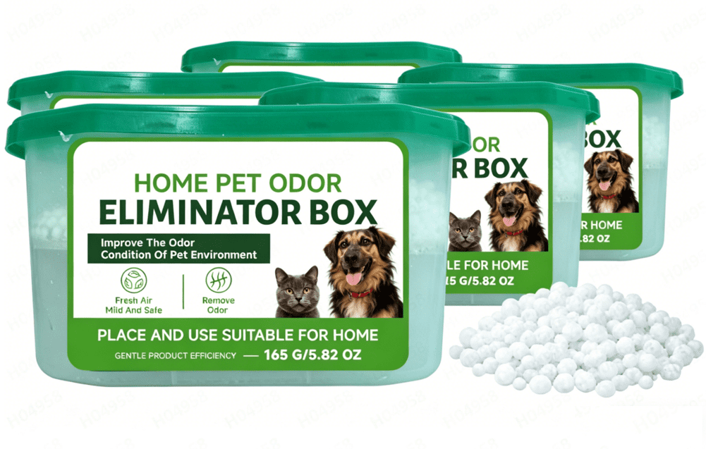 Home Pet Fur & Odor Removal Magic Box, Indoor Air Purification Dust Removal Magic Box for Home Pet Hair, Portable Odor Eliminator & Dust Collector for Bedroom, Living Room (5PCS)