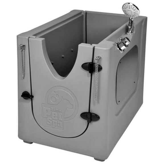 Home Pet Spa RA060G Pet Wash Enclosure with Splash Guard