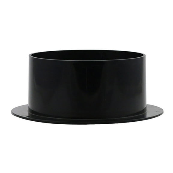 Home Pipe Connectors Ventilation Ducting Tubes Abs Flange Odorless Parts Replacement Straight Accessories Black