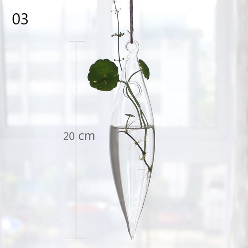 Nkuku Kiko suspension en verre pour plantes