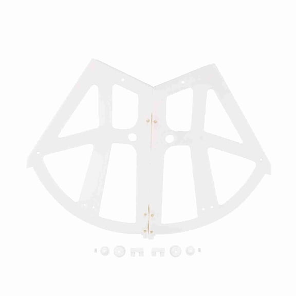 Home Plastic Hollowed Two Layers Shoe Cabinet Shelf Rack Holder Hinges Accessory for Bedroom Living Room Entryway