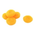 thumbnail image 1 of Home Plastic Round Plate Cleaning Scrubber Mesh Scourer Tool Orange 5pcs, 1 of 2