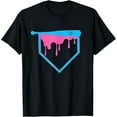 thumbnail image 1 of Home Plate Drip - Drip Baseball-baseball bat with sprinkles T-Shirt, 1 of 4