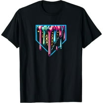 Home Plate Drip - Ice Cream Softball & Baseball T-Shirt