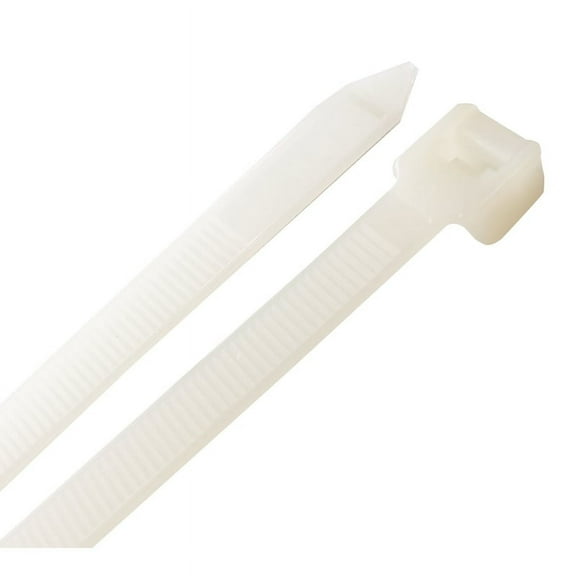 Home Plus 3004649 18 in. Cable Tie, White - Pack of 50