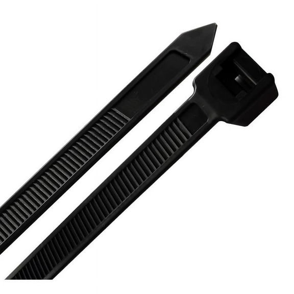 Home Plus 3005049 48 in. Cable Tie, Black - Pack of 10