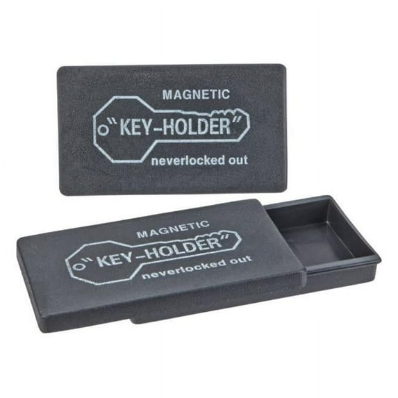 Home Plus 3500020-1 Magnetic Key Box Plastic Black - pack of 12