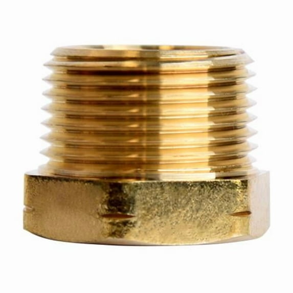Home Plus 4016405 1 MPT x 0.25 in. FPT Brass Hex Bushing - Pack of 5