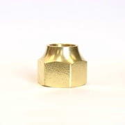 7/8 in. Flare Yellow Brass Nut