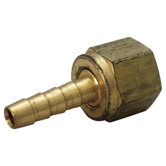 Home Plus 4016615 0.25 x 0.31 in. Brass Adapter, Yellow - Pack of 5