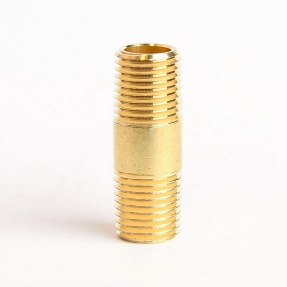 Home Plus 4016845 0.25 MPT x 0.25 in. MPT Red Brass Nipple - 1.5 in. - Pack of 5