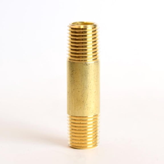 Home Plus 4016847 0.25 MPT x 0.25 in. MPT Red Brass Nipple - 2 in. - Pack of 5