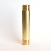 Home Plus 4016874 0.75 in. MPT Bin x 0.75 in. MPT Bin Red Brass Nipple - 5 in. - Pack of 5