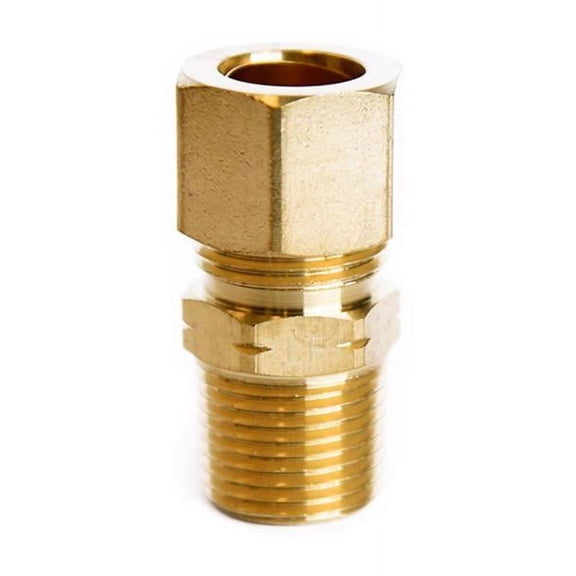 Home Plus 4016921 0.5 Compression x 0.38 in. Male Brass Connector - Pack of 5