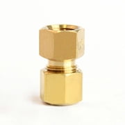Home Plus 4016927 0.25 Compression x 0.13 in. FPT Brass Coupling - Pack of 5