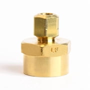 Home Plus 4016928 0.25 Compression x 0.5 in. FPT Brass Coupling - Pack of 5