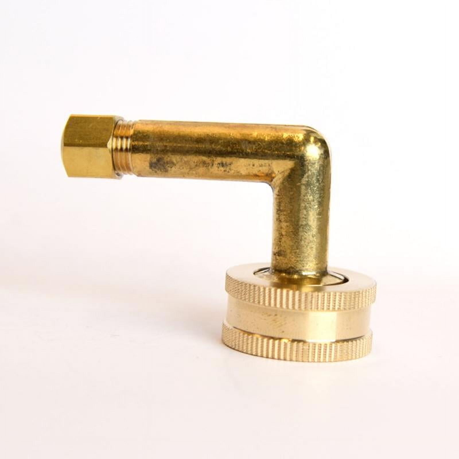 Home Plus 4016998 0.75 in. FHT x 0.25 in. Compression Brass Ice Maker Elbow - Pack of 5