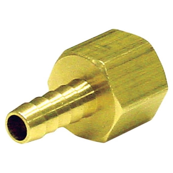 Home Plus 4017237 0.38 x 0.25 in. Brass Adapter, Gold - Pack of 5