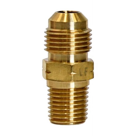 Home Plus 4017420 0.38 in. Flare x 0.25 in. Male Brass Adapter - Pack of 5