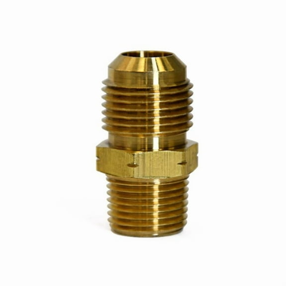 Home Plus 4017432 0.5 in. Flare x 0.38 in. Male Brass Adapter - Pack of 5