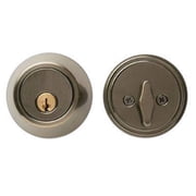 Homeplus Deadbolt اسطوانة واحدة 2-3/8 أو 2-3/4 Bkst العتيقة النحاس Kw1