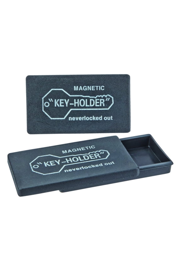 Home Plus Black Plastic Magnetic Key Box